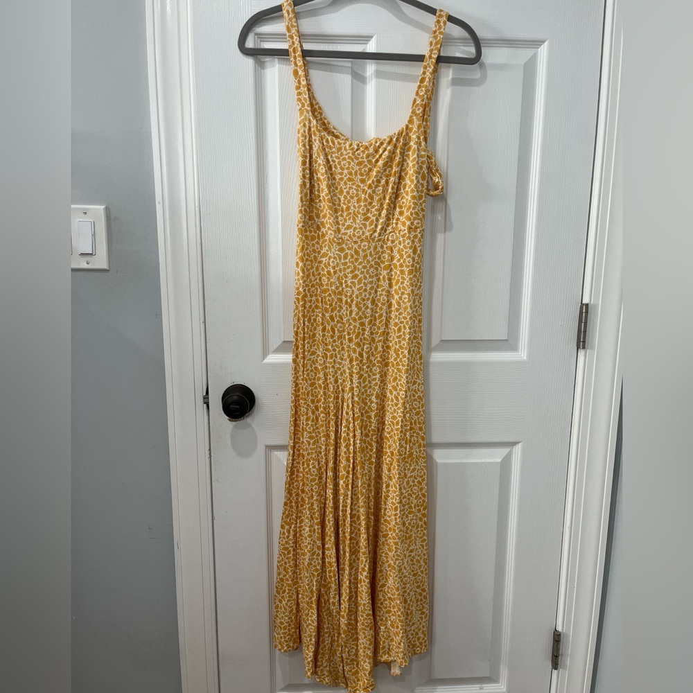o’neill yellow floral jumpsuit